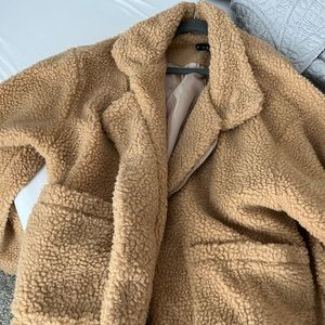 Zaful Teddy Coat Beige
